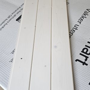 33€/m2 Päätypontattu Kuusi sisustuspaneeli vahattu VANILLA 12x120 2-laatu